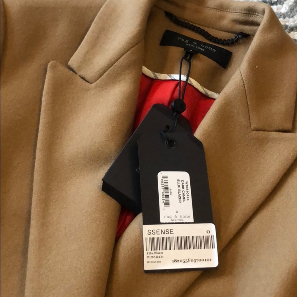 rag & bone tan Ellie blazer - Picture 3 of 9